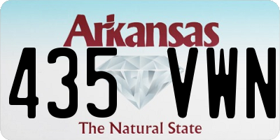 AR license plate 435VWN