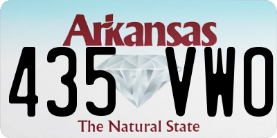 AR license plate 435VWO