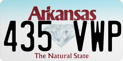 AR license plate 435VWP