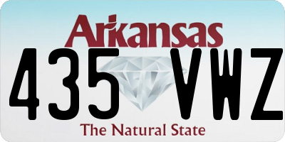 AR license plate 435VWZ