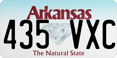 AR license plate 435VXC