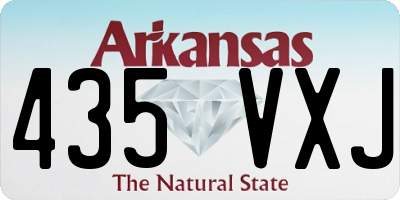 AR license plate 435VXJ