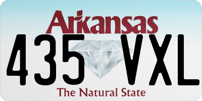 AR license plate 435VXL
