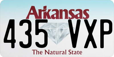 AR license plate 435VXP