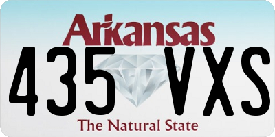 AR license plate 435VXS