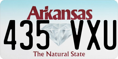 AR license plate 435VXU