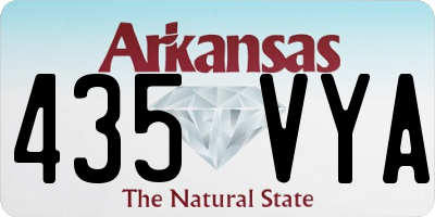 AR license plate 435VYA