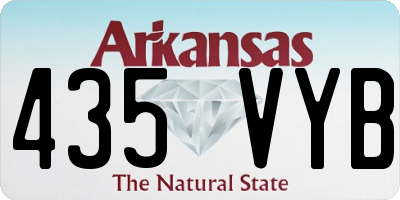 AR license plate 435VYB