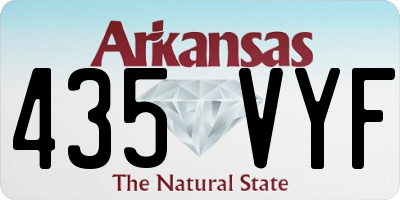 AR license plate 435VYF