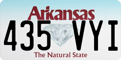 AR license plate 435VYI