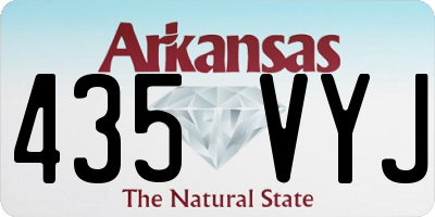 AR license plate 435VYJ