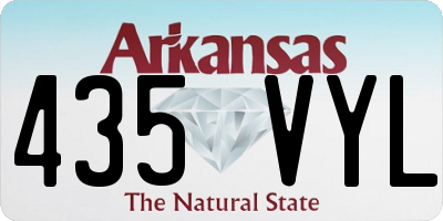 AR license plate 435VYL
