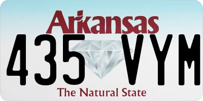 AR license plate 435VYM