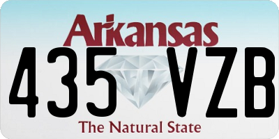 AR license plate 435VZB