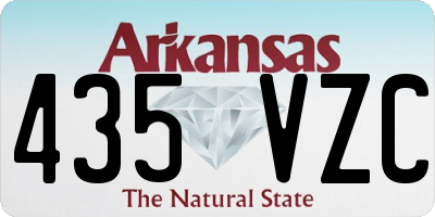 AR license plate 435VZC