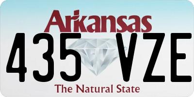AR license plate 435VZE