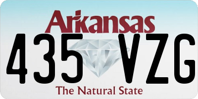 AR license plate 435VZG