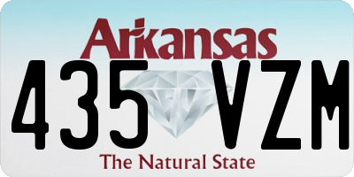 AR license plate 435VZM