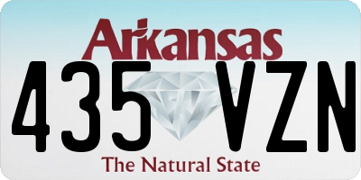 AR license plate 435VZN