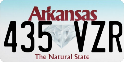 AR license plate 435VZR