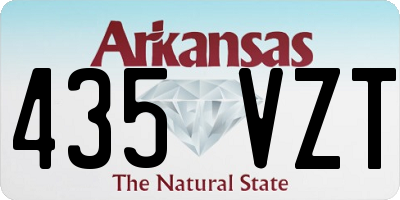 AR license plate 435VZT