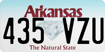 AR license plate 435VZU