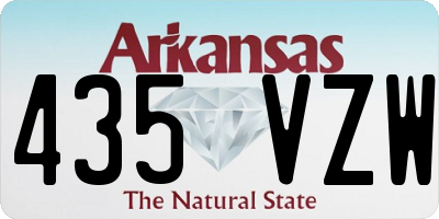 AR license plate 435VZW