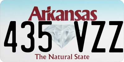 AR license plate 435VZZ