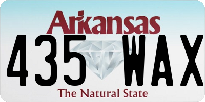 AR license plate 435WAX