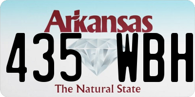 AR license plate 435WBH