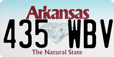 AR license plate 435WBV