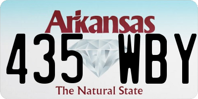 AR license plate 435WBY