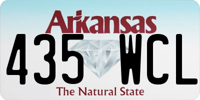 AR license plate 435WCL