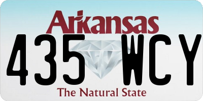 AR license plate 435WCY