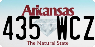 AR license plate 435WCZ