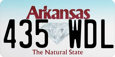 AR license plate 435WDL