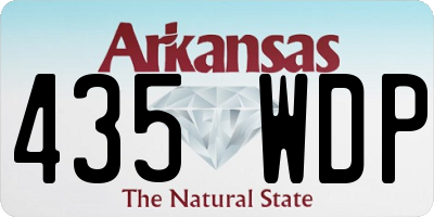 AR license plate 435WDP