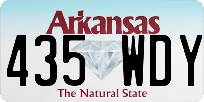 AR license plate 435WDY