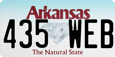 AR license plate 435WEB