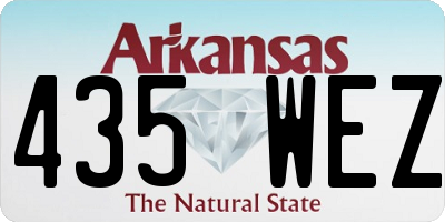 AR license plate 435WEZ