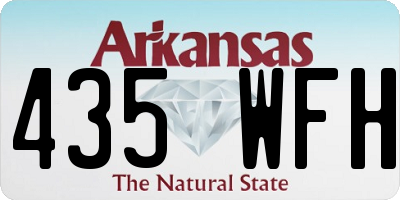 AR license plate 435WFH
