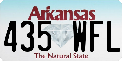 AR license plate 435WFL