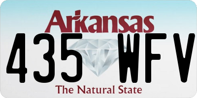 AR license plate 435WFV
