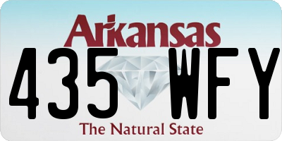 AR license plate 435WFY