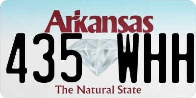 AR license plate 435WHH
