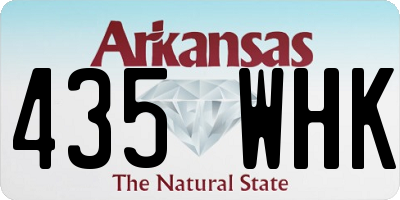 AR license plate 435WHK