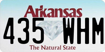 AR license plate 435WHM