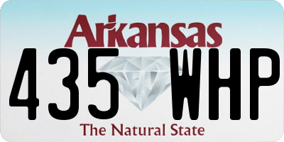 AR license plate 435WHP