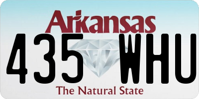 AR license plate 435WHU