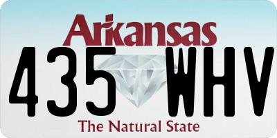 AR license plate 435WHV